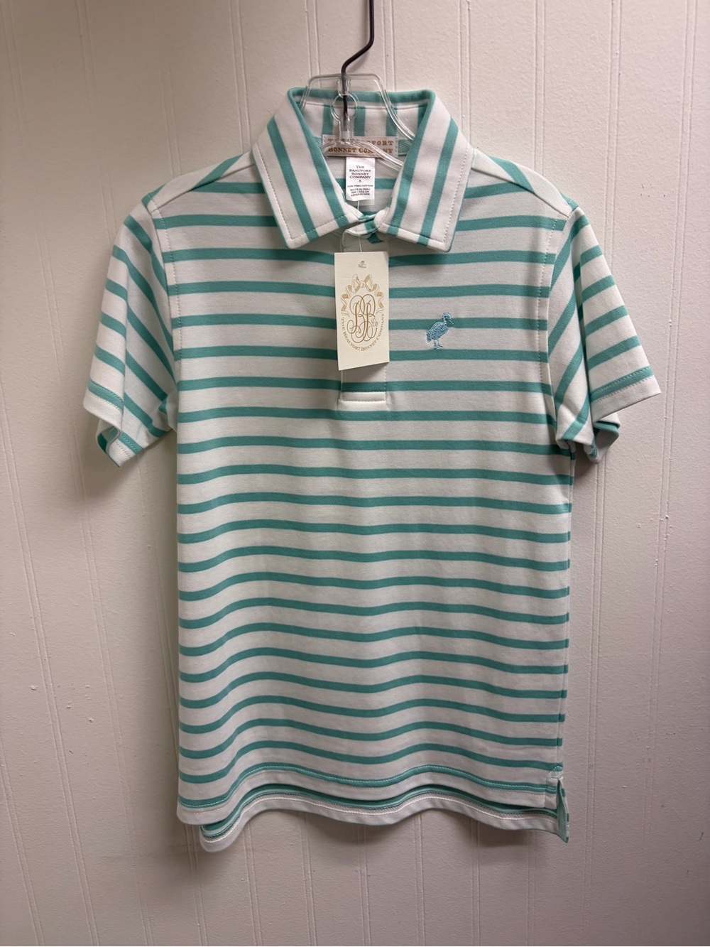 Beaufort Bonnet Kids Striped Polo Shirt